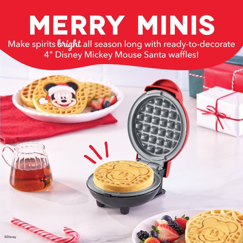 Mickey Mouse Santa Mini Waffle Maker