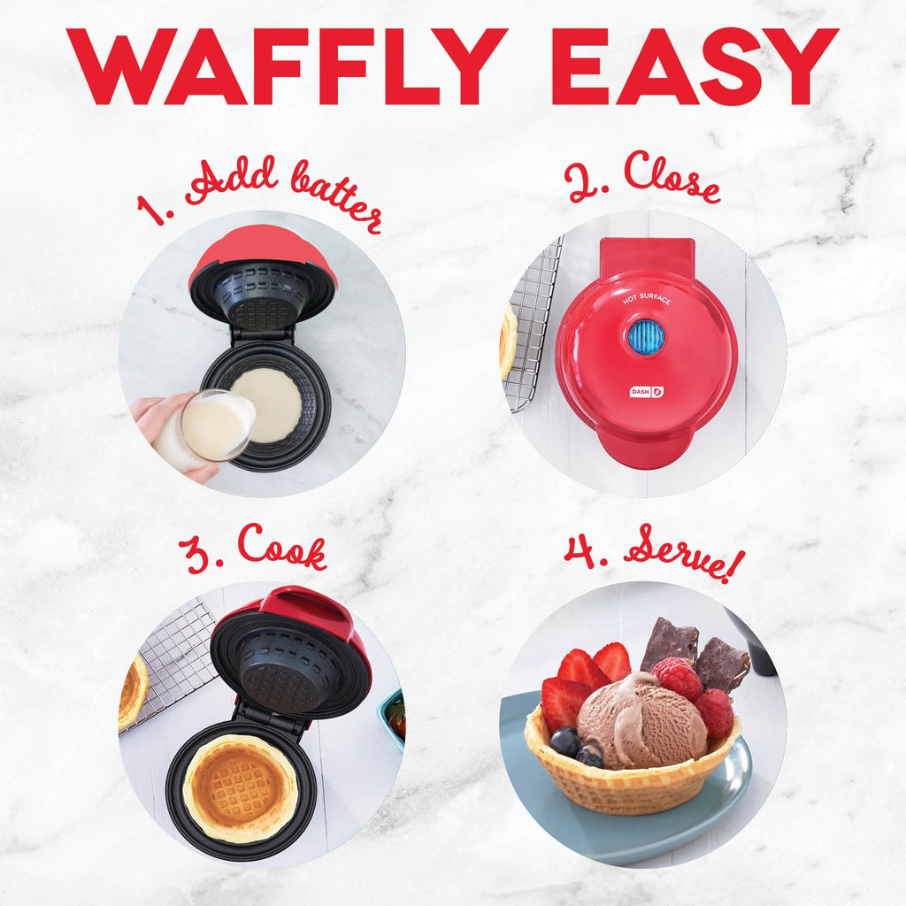 Mini Waffle Bowl Maker